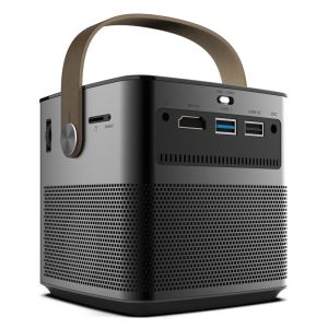 Portable 4K 4000 Lumens 3D DLP LED Projector For Phone P12