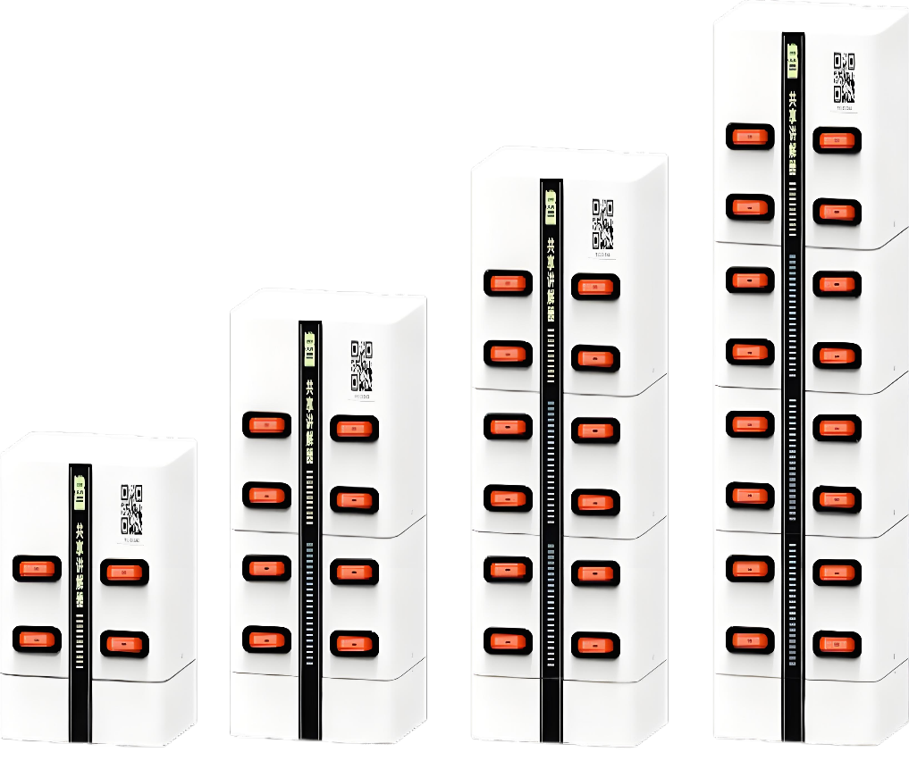 Tourists share self-service rental guide machines with automatic explanation for