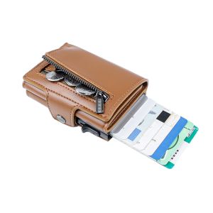 Custom Metal RFID Blocking Aluminium Card Holder Pop Up Wallet with High Qualtiy