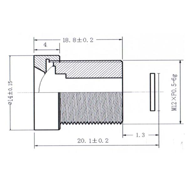 Quality 1/6" 1.7mm F2.0 M12*0.5 mount 155degree wide angle CCTV lens with IR filter wholesale