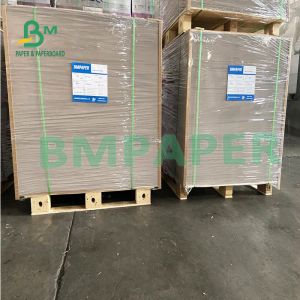 Both Sides Grey Back Straw Board Recycled Pulp Material For Shoes Box 0.45mm - 3