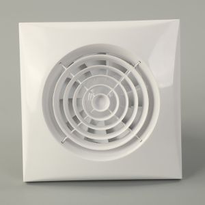 Ultra Quiet Wall Mounted Bathroom Exhaust Fan with LED Light and Plastic