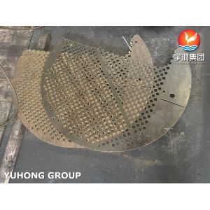 ASME SB171 C71500 Transverse baffle, longitudinal baffle, Impingement plate for