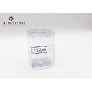 Rectangle Clear PVC Packaging Boxes Plastic Clear Boxes Offset Printing 9.5cm