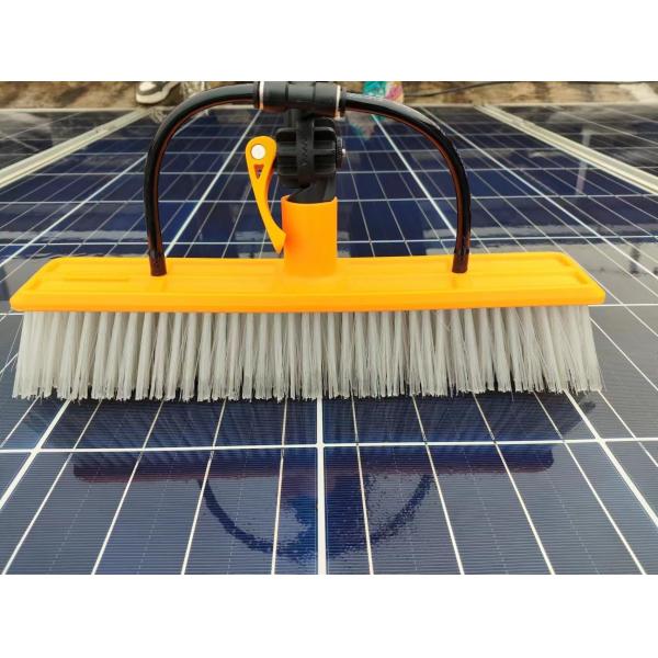 Quality Manual Cleaning Brush for Solar Panels Washing Carbon Fiber 10 Meters Telescopic Handle wholesale
