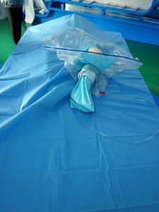 Cheap Sterile surgical drapes,waterproof non-woven SMS suagical drapes with hole for hospital\beauty\lab for sale