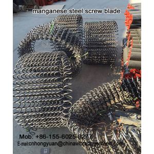 Internal screw axis bulk material hauling and transporting machine