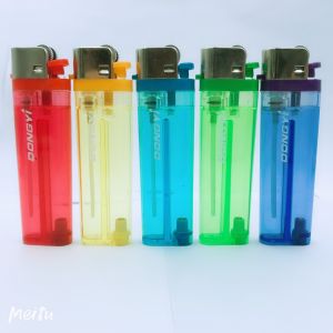 Transparent Disposable Cigarette Lighter with Custom Style and Customized