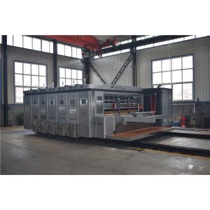 HD Flexographic Box Printing Machine , Corrugated Rotary Die Cutter