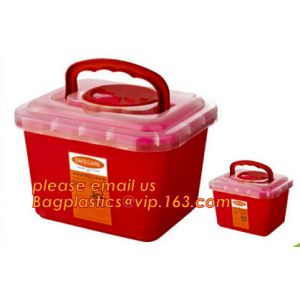 Rectangle safe sharp container, Medical Disposal Bin Sharp /Safe SharpS