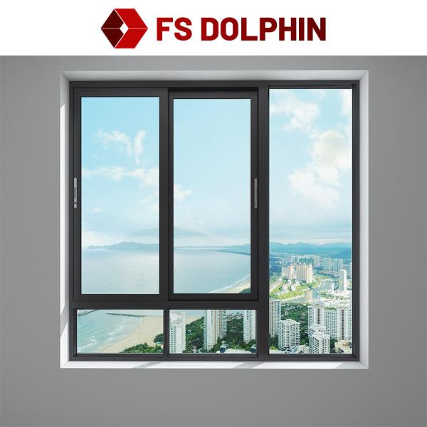 Quality Soundproof Aluminum Sliding Window Thermally Broken Aluminium Double Glazed Windows wholesale