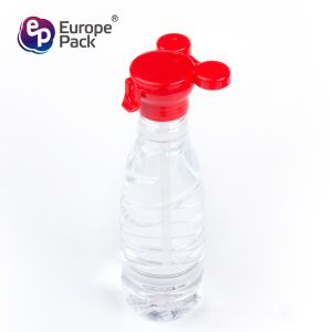 Wholesale mickey shape child resistance cap plastic water bottle caps with straw