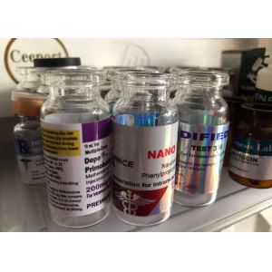 PET Hologram Enanthate test 10ml Vial Labels