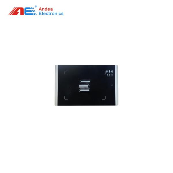 Metal Shielding Multiple Tags RFID Desktop UHF Reader USB Interface With ID Card