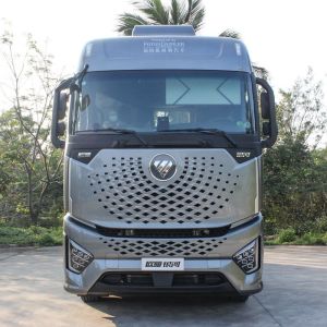 China Foton Auman Galaxy AMT Tractor 12 AMT Gear Diesel 2 Seats 6x4 6x2 Euro Six Tractor with Camera and ZF8118 Steering System on sale
