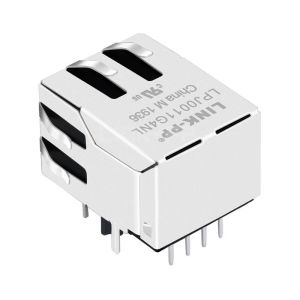 Halo HFJ11-2450E-L55RL Compatible LINK-PP LPJ0011G4NL 10/100 Base-T Magjack RJ45