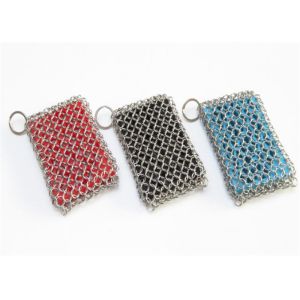 Soap Shape Silicone & Chainmail Scrubbing Pad