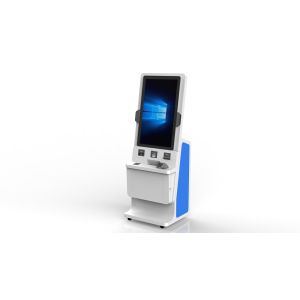 Cheap Windows &amp; Android Hospital Self Check In Kiosk Card Payment Self-Service Machine with QR Code Scanner for sale