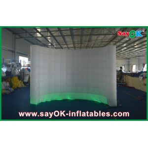 Inflatable Led Photo Booth 12 Color Inflatable Building 210D Polyester Cloth