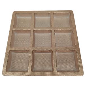 Cheap Customizable Blister Packaging Tray Plastic For Food Pastry Chocolate Biscuit for sale