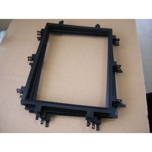 Single shot injection molding/LCD Bezel/material ABS/ Black/ texture surface