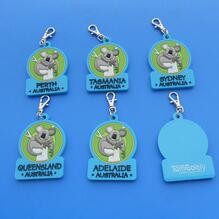 Cheap Custom Funny Australia Kangaroo Soft PVC Zipper Puller Pendant / Zipper Charm For Garment Accessories for sale