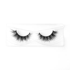 18mm Natural Wispy Mink Lashes , Cluster Type 3d Luxury Mink Lashes