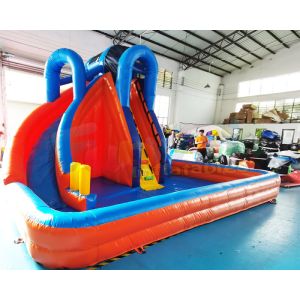 Bouncer Pool House Kids Inflatable Water Slide Quadruple Stitching
