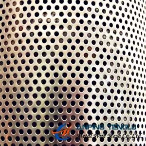 3.5mm Round Perforated Metal, 5.0mm Pitch, 0.4-1.5mm Thickness, 60° Staggered