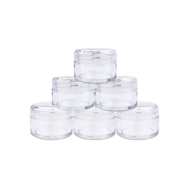 Quality 5 Grams Plastic Sample Jars Containers With Lids Leakproof wholesale