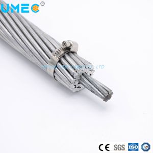 China Overhead Electrical Stranded Conductors ACSR Round Wire with Stranded Aluminum and Steel on sale