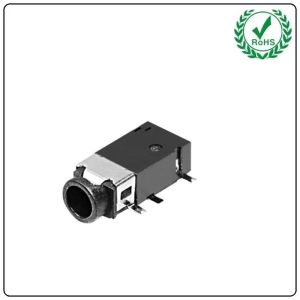 Female Smt 3.5 Stereo Phone Jack PJ31060 With PPA Shell Material