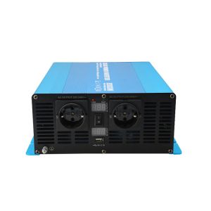 LED Digital Display Portable Pure Sine Wave Inverter Aluminum DC 12V To AC 220V
