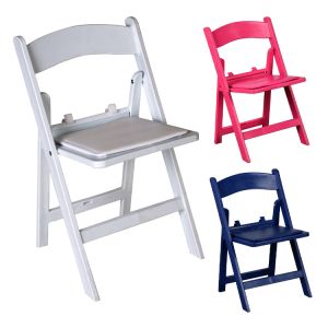 Cheap Modern Simple Small Portable White Plastic Resin Folding Dining Chairs for Hotel Wedding for sale