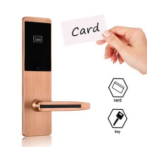 China Zinc Alloy Key Card Door Locks 4 Colors Optional With CE FCC Certification on sale