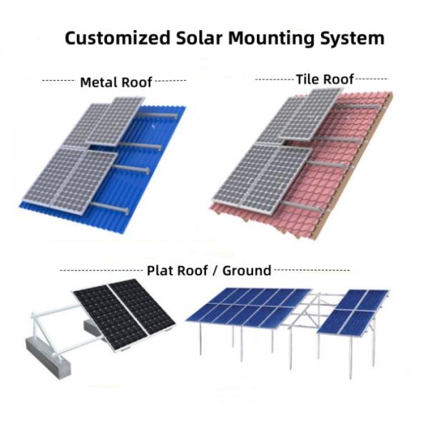 ODM Solar Energy PV System 20kw 30kw Hybrid Solar Power System