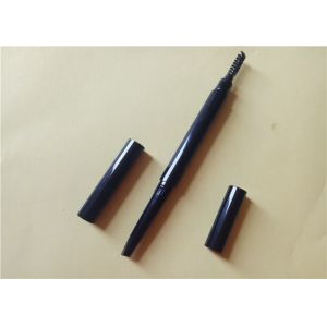 Double End Slanted Auto Eyebrow Pencil With Brush Professional OEM ISO