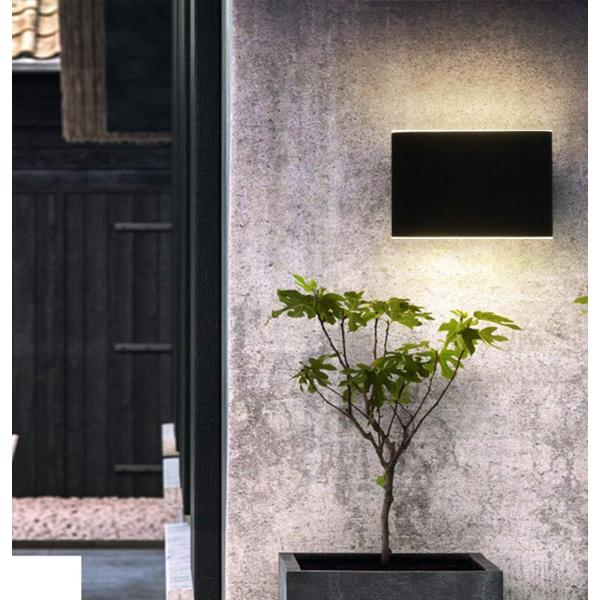 Quality Square Outside Solar Up Down Wall Lights 4W Integrated IP65 SMD 2835 wholesale