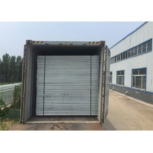 Durable Temporary Construction Fence Panels 60mmx150mmx4.0mm Mesh Opening