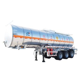 China Saudi Arabia Aramco 5454 Aluminum Alloy Fuel Tank Semi Trailer with 50000liter Capacity on sale