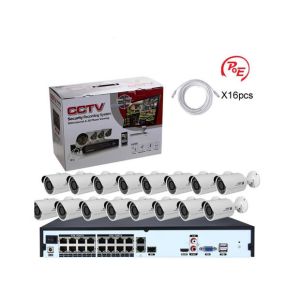 Cheap Customized 16CH POE IP Camera NVR Kit with 6TB Storage and HI3536D Chipset for High-Performance Surveillance for sale