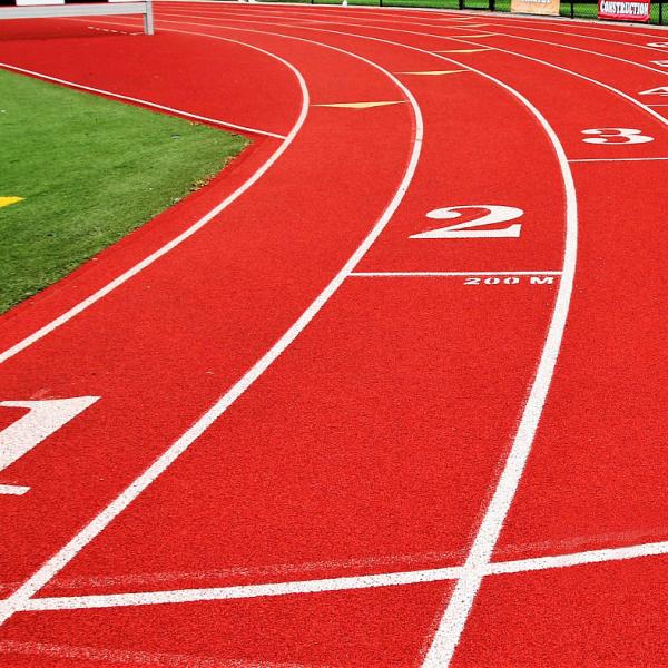 Quality High Elasticity Rubber Base EPDM Jogging Track 13mm Thickness Red wholesale