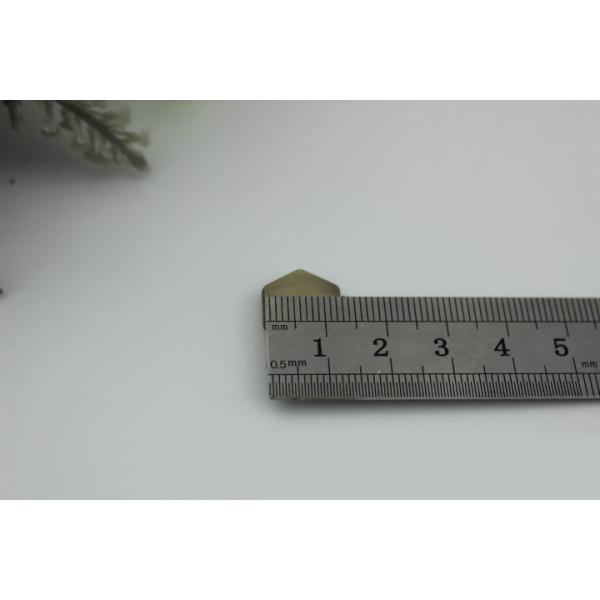 Super cheaper factory price bag fitting small flat six-sided nickel color metal buckles and rivets