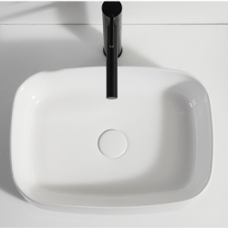 China Wall-Hung Art Wash Basin Small Size White Ceramic Wash Basin Bathroom Sink on sale