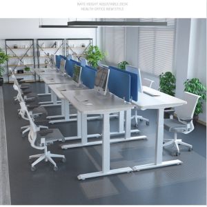 Stainless Steel Telescopic Computer Desk Frame With 38mm/S Speed Adjustable