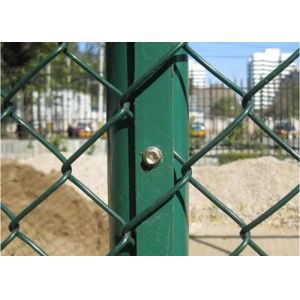 2.4m 3m Height Chain Link Security Fence Modern For Basketball Field