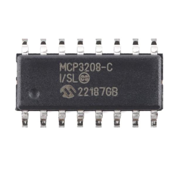 Quality 4 Channel ADC DAC 8 Channel 12 Bit AD Converters SPI Interface MCP3208-CI SL wholesale