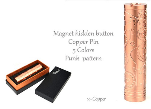 Quality 2014 newest & hotselling steampunk mod tesla mod 1:1 clone with ecig exgo wholesale