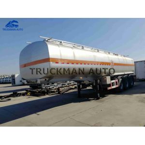 China Safety  Oil Tank Trailer 50m3 6 Comdepartment  28t - 70 Tons With The Sea Valve on sale