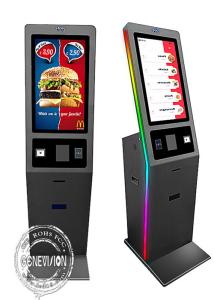 Cheap 27 Inch Automated Vending Self Service Kiosk With Facial Recognition Camera for sale